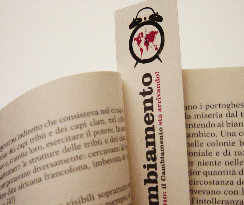 Il Cambiamento, bookmark. 2010