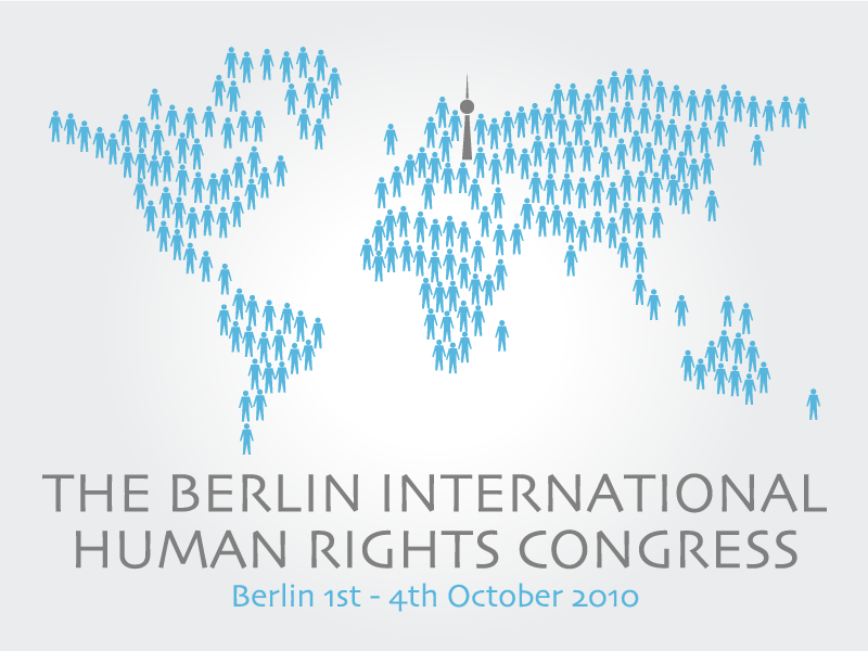 International Human Rights Congress, Berlin. Logo proposal. 2010