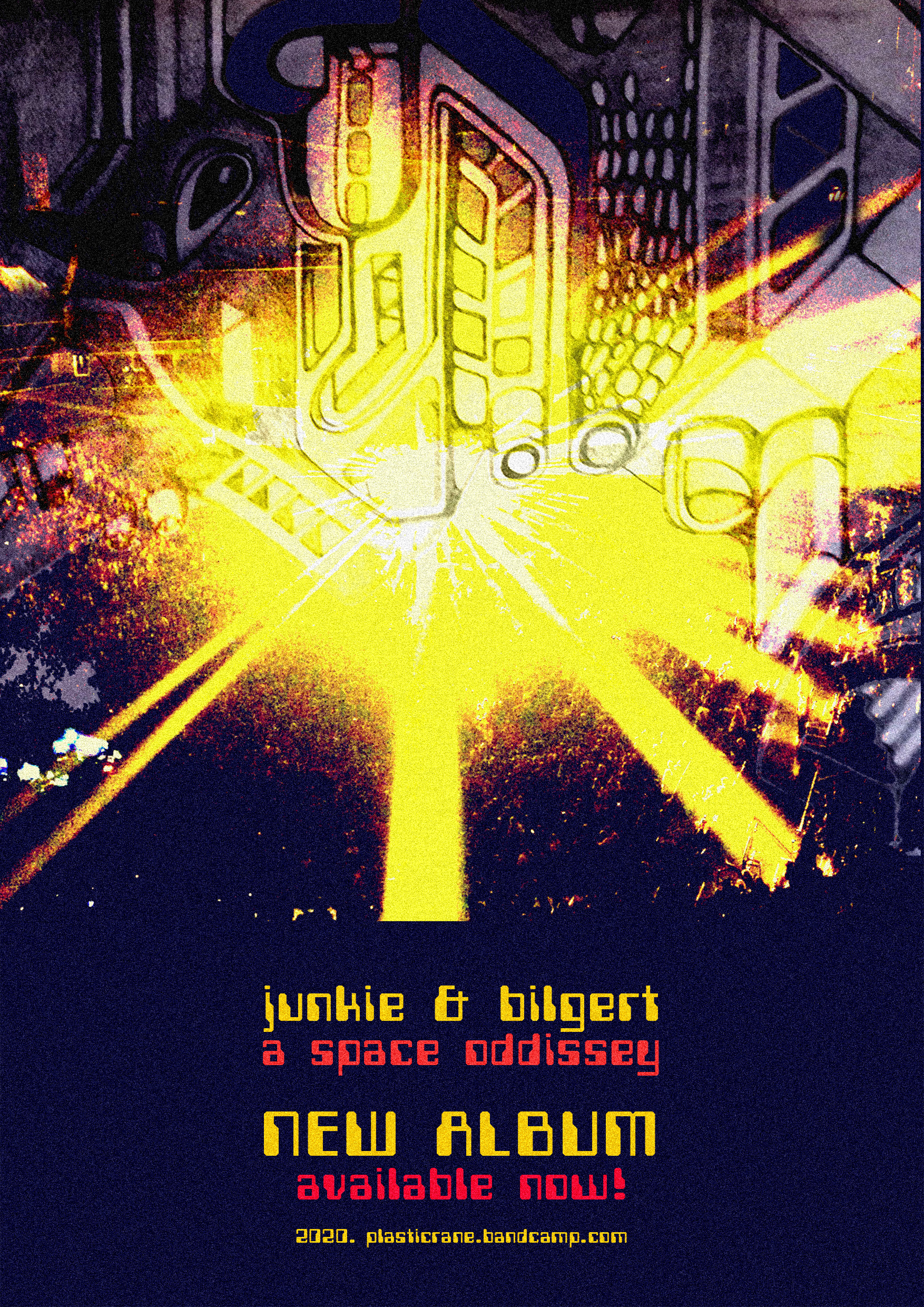 junkie & bilgert. A Space Oddissey. Poster. 2020