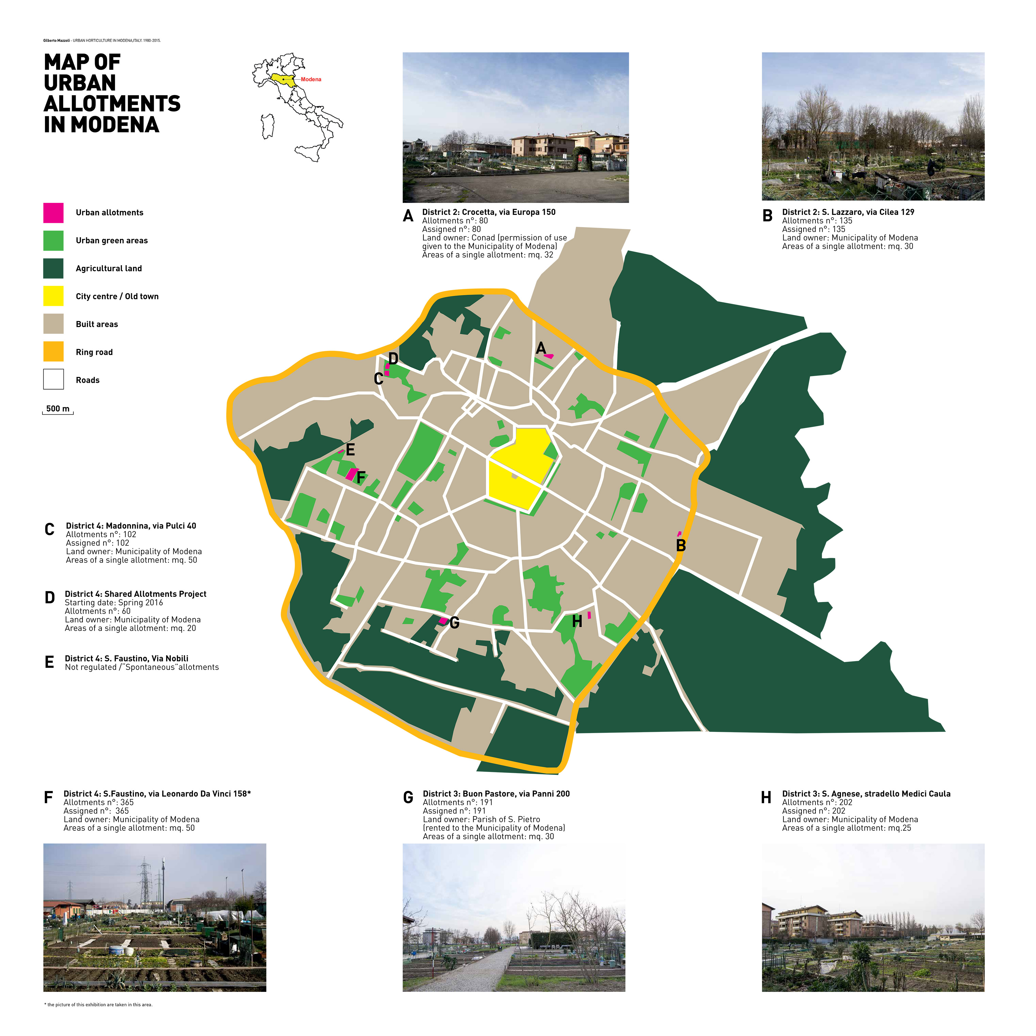 Commons of Yesterday, Commons of Today. Map.