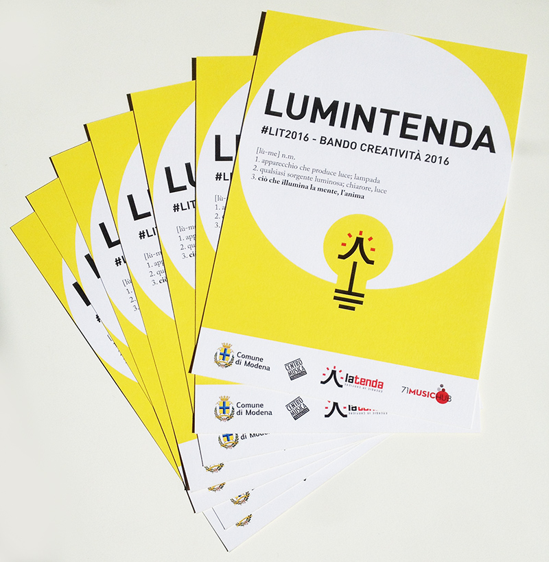 Lumintenda. A creativyt competition. Flyer Design. 2016.
