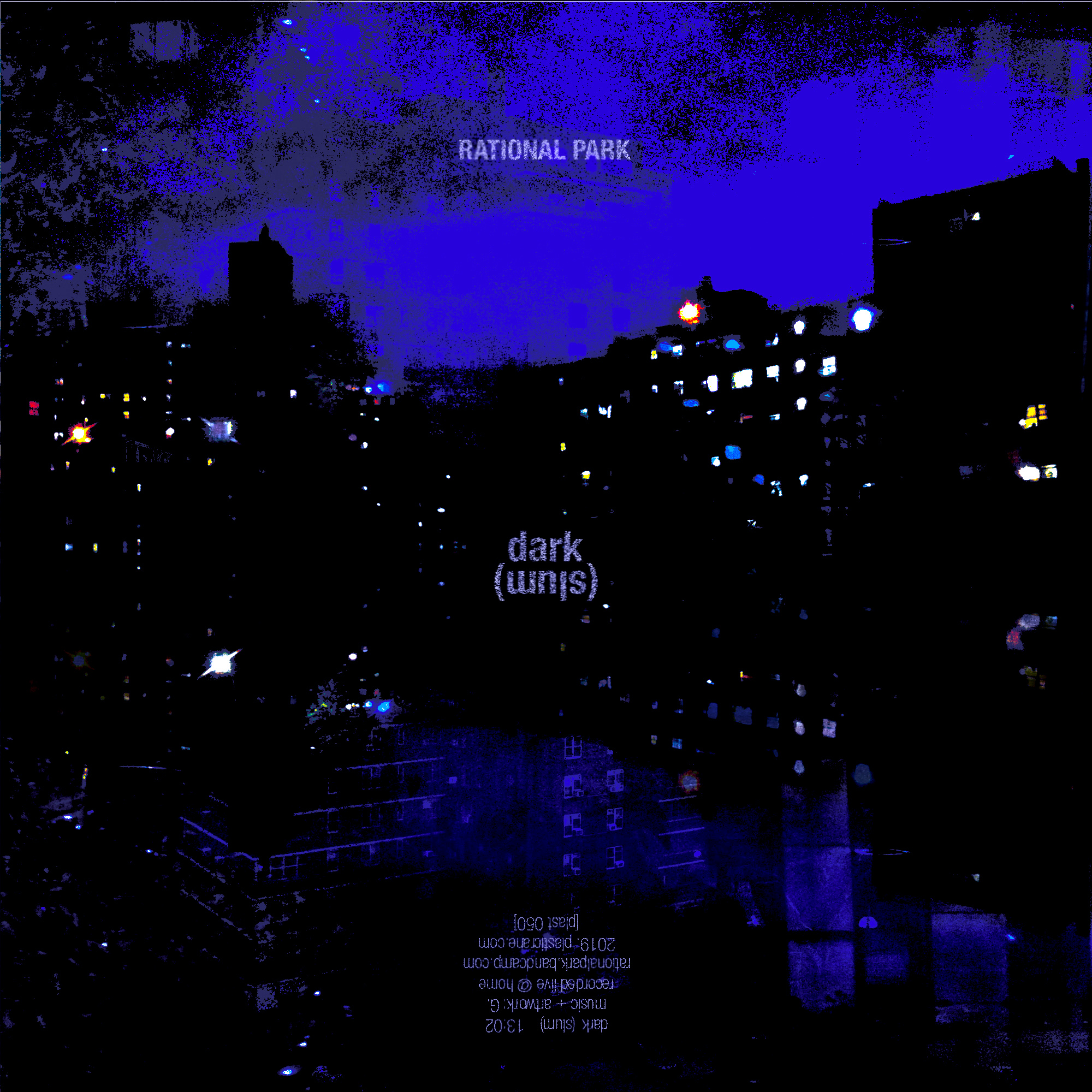 Rational Park. dark(slum). Front Cover. 2019