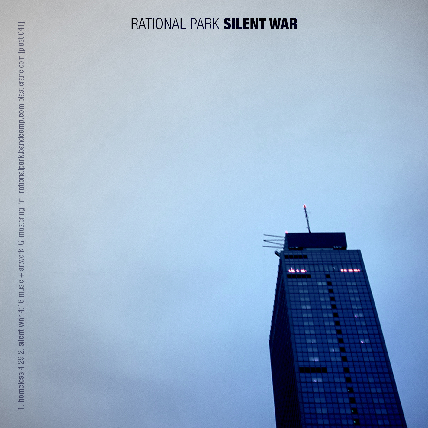 Rational Park. Silent War (EP). Front Cover. 2011