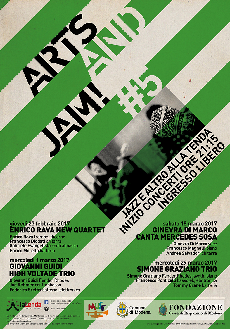 Arts & Jam! Jazz concerts. Poster Design (BLUE NOTE style!). 2016.